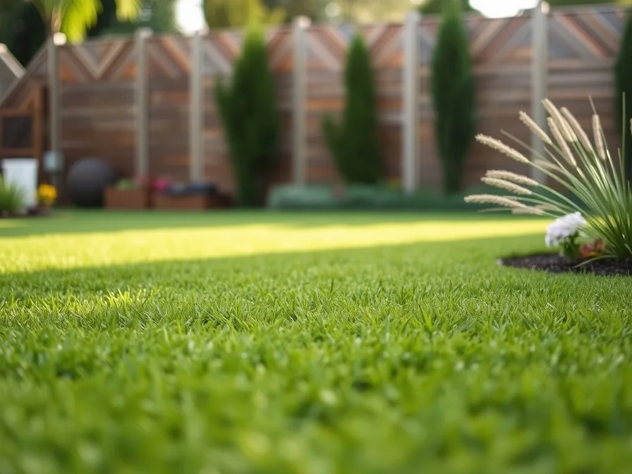 A neat, healthy home lawn after a tidy-up